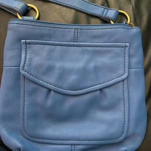 Fossil leather crossbody bag